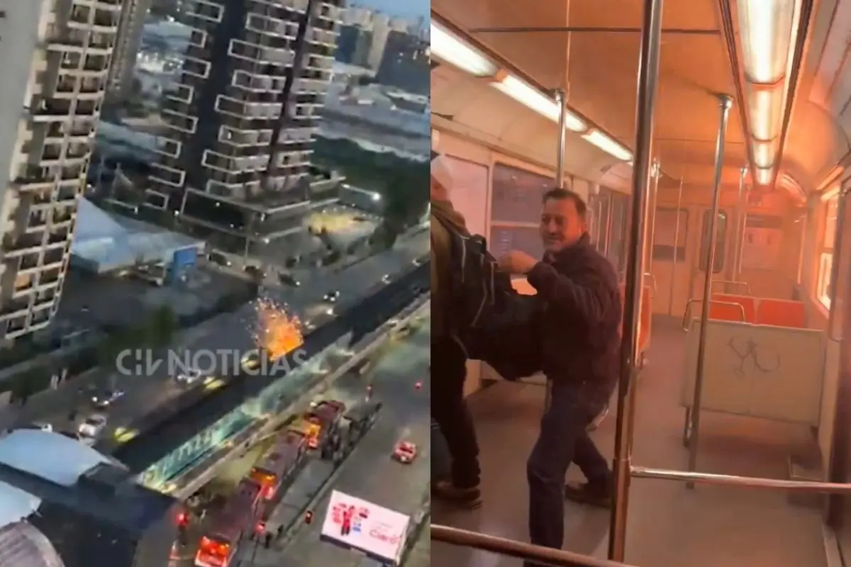 Explosión sembró el pánico al interior del metro, Captura
