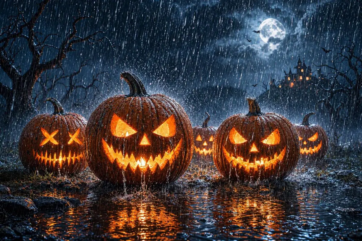 La lluvia podría arruinar los planes de Halloween, IA