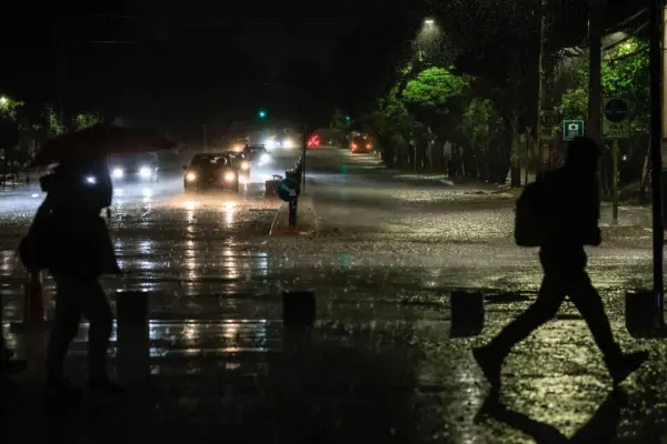 Fuertes lluvias se registraron en la región Metropolitana ,Instagram