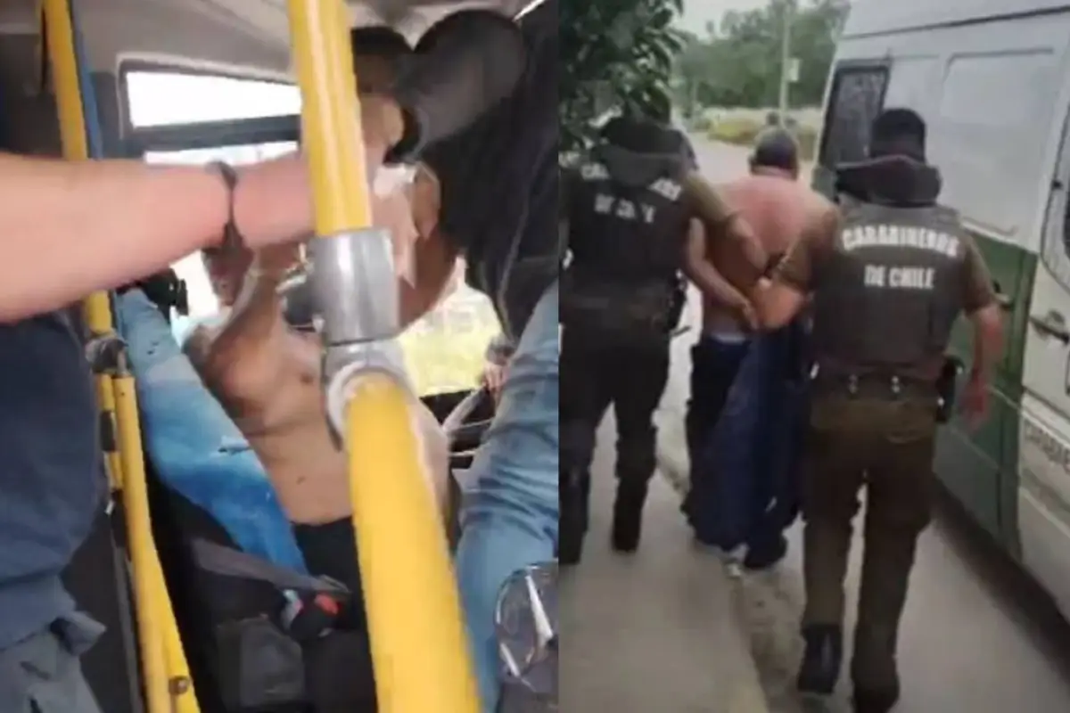 Detienen a chofer de micro en Villa Alemana: fue acusado de abusar sexualmente a pasajera, Captura de redes sociales