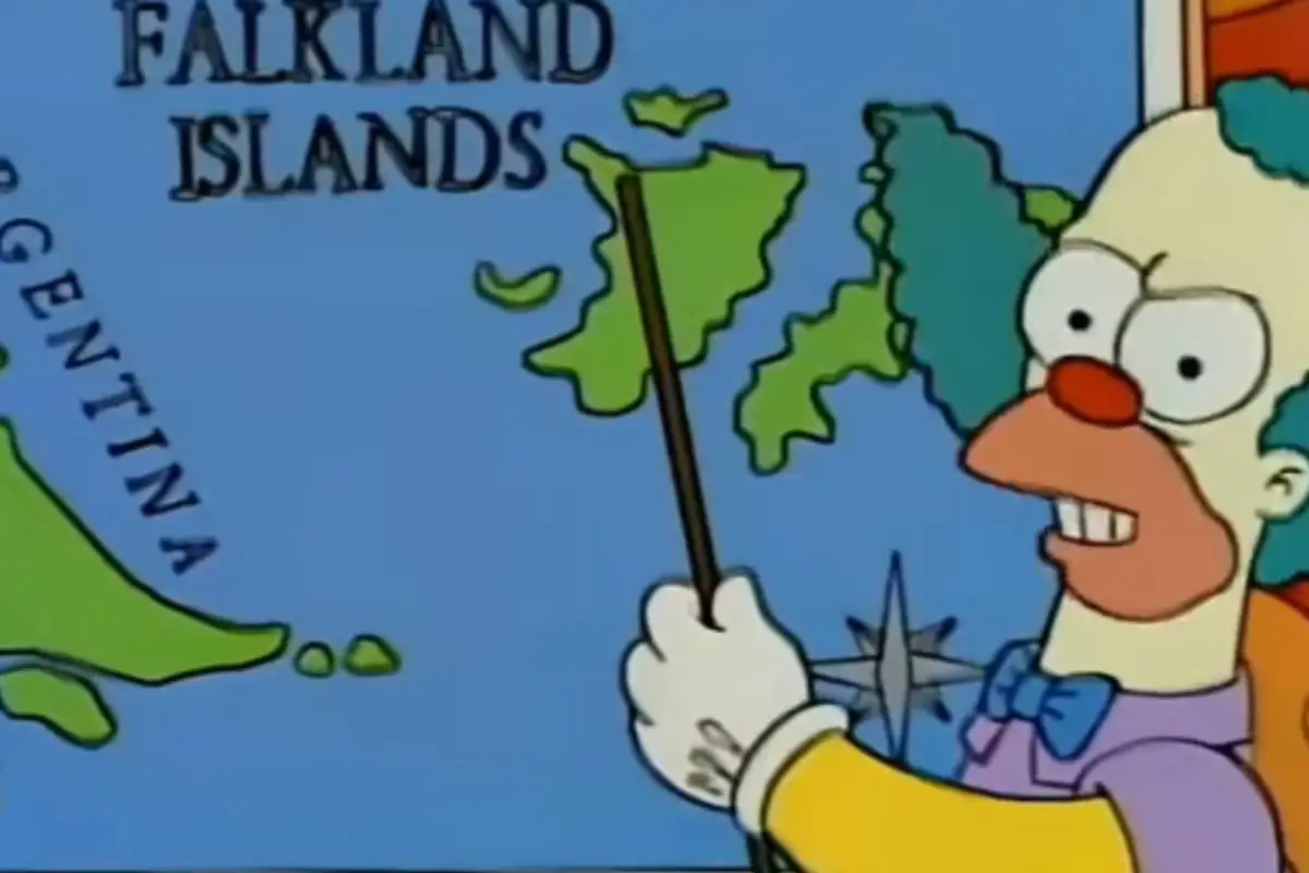 Telefe elimina escena de Los Simpsons, Captura