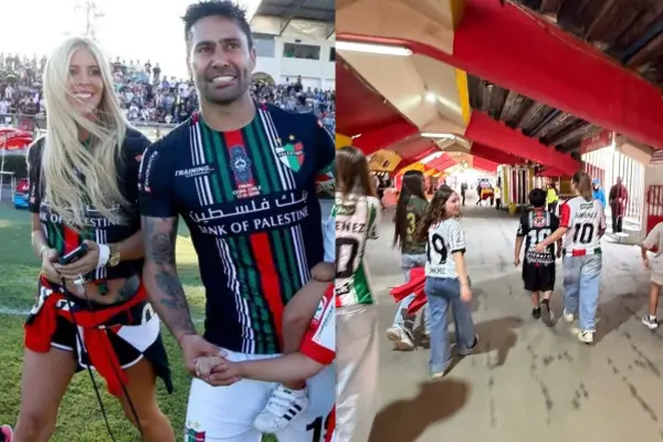 Coté López hincha de Palestino ,Instagram
