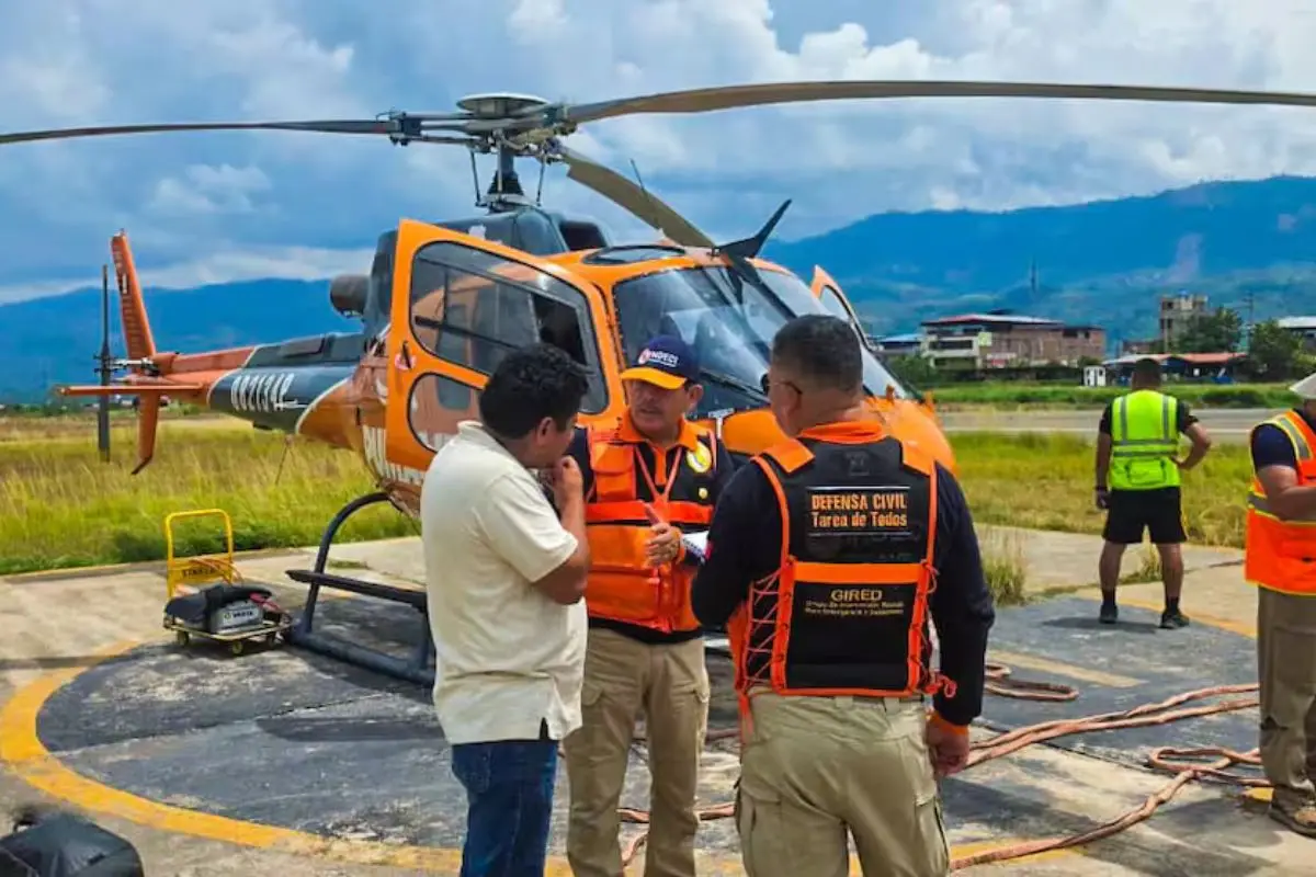 Ayuda de Chile para incendios en Perú, Cedida