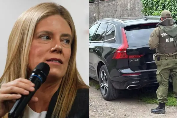 Apareció el Volvo negro de la periodista ,Captura