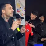 Mauricio Pinilla en actividad benéfica con el alcalde de Maipú, Captura