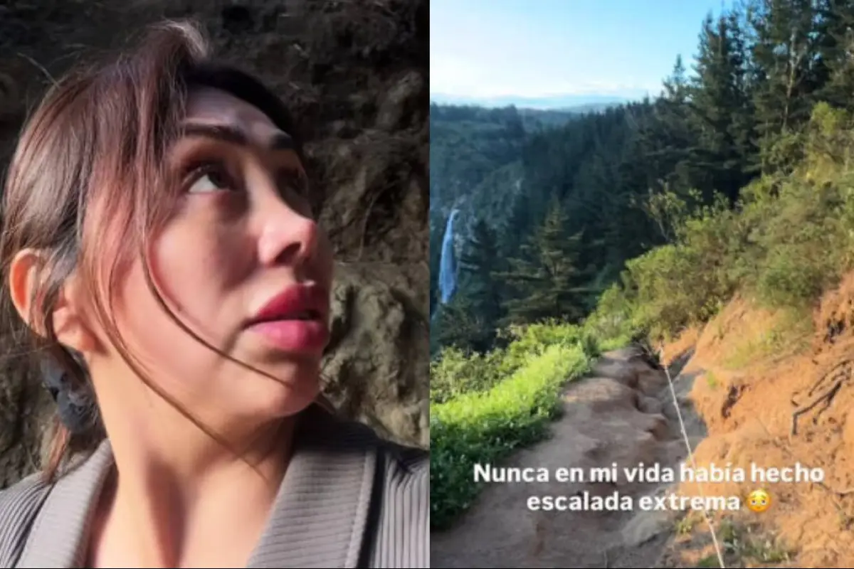 Naya Fácil vivió minutos de terror haciendo trekking en Curauma, Naya Fácil | Instagram
