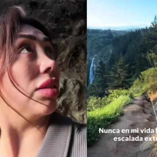 Naya Fácil vivió minutos de terror haciendo trekking en Curauma ,Naya Fácil | Instagram